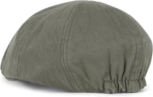 Vista 3 de ililily Gorra plana de algodón lavado Gatsby Ivy Irish Hunting Newsboy Stretch Big Hat