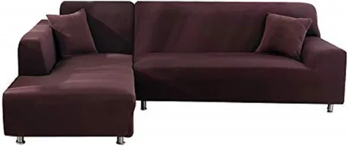 Vista 13 de MIFXIN - Funda de sofá en forma de L, 2 piezas, suave y elástica, para sofá seccionado en forma de L, protector de muebles para perros, mascotas