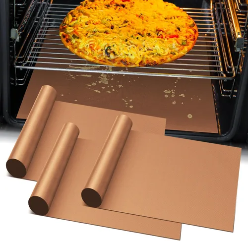 Vista 11 de Forro para el fondo del horno, fundas para freidoras de aire cortadas a medida, protector para estufas y esteras para parrillas, lámina de teflón