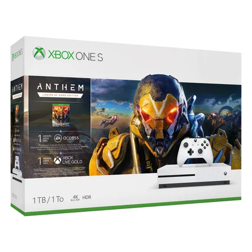 Vista 2 de Xbox One S 1TB Console - Anthem Bundle (Renewed)