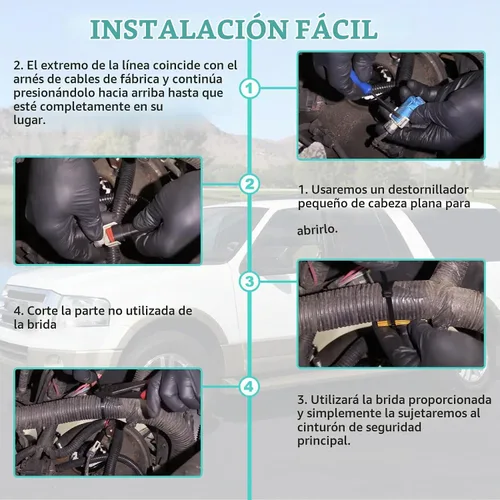 Vista 7 de Kit Electrónico de Derivación de Amortiguador Compatible con Buick GMC Cadillac Chevrolet Ford 2000-2012 Funciona en Amortiguadores de Suspensión