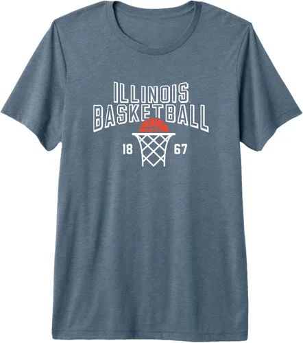 Vista 4 de Camiseta premium 1867 de la Universidad de Illinois Fighting Illini Basketball