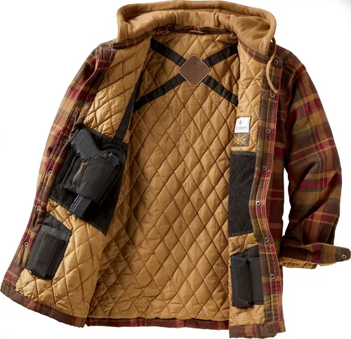 Vista 3 de Legendary Whitetails Maplewood - Chaqueta tipo camisa con capucha para hombre