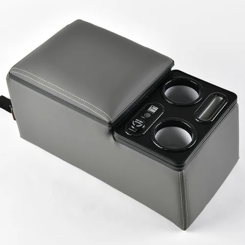 Vista 10 de Coverado - Organizador de consola central para auto, consolas universales para asiento trasero, organizador y almacenamiento para asiento