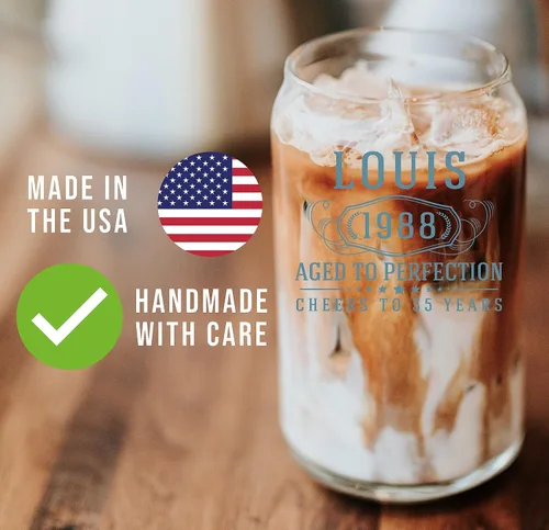 Vista 4 de Vaso impreso personalizado de 16 onzas – Regalos personalizados para hombres y mujeres, hermana, mamá, papá, idea de regalo de taza para beber