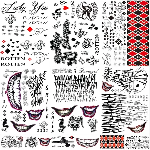 Vista 9 de JEEFONNA 86 hojas de tatuajes temporales, 14 hojas grandes de medio brazo de tatuajes falsos de flores, gato, búho y león, 72 hojas pequeñas