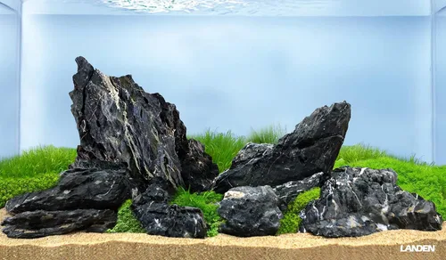 Vista 14 de LANDEN Piedras de Dragón Naturales (16 libras, 2~8 pulgadas, 7-8 piezas) para Aquascaping, Terrarios, Paludarios, Vivarios, Recintos de Reptiles