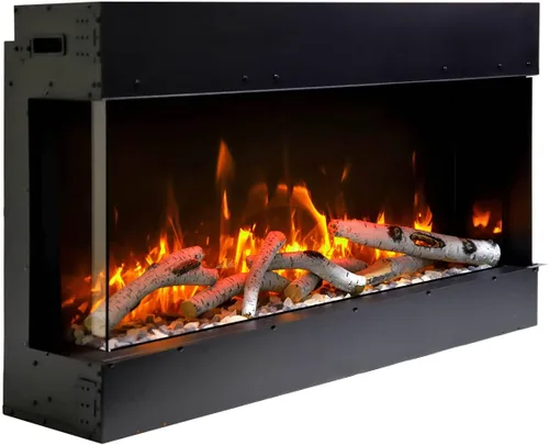 Vista 2 de Chimenea eléctrica TRU-VIEW-SLIM-72-3 caras