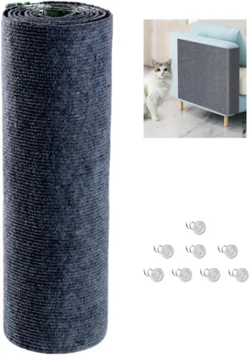 Vista 11 de SHENGOCASE Almohadilla de fieltro autoadhesiva recortable de repuesto para estantes de árbol de gato, escalones de muebles de pared de gatos Negro
