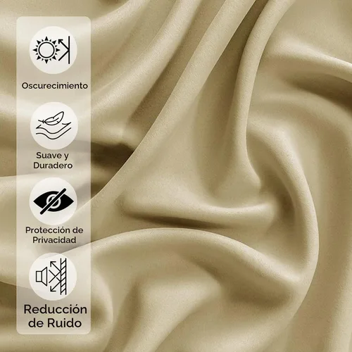 Vista 7 de PANELSBURG - Cortinas de cocina para ventanas, cortinas cortas térmicas aisladas de invierno para puerta con ventana, 24 pulgadas de largo, beige