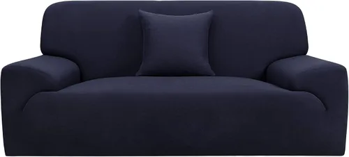 Vista 10 de uxcell Funda elástica para sofá, funda clásica sólida para sofás, sofá biplaza o sillón, muebles universales de poliéster elástico con una funda