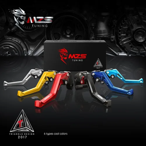 Vista 8 de MZS Palancas de freno de embrague de motocicleta cortas CNC negro compatible con YZF R1 2002-2003 / R6 1999-2004 / FZ1 Fazer 2001-2005 / R6S