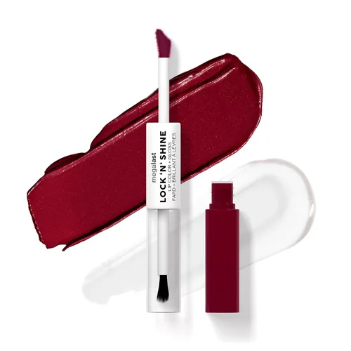 Vista 27 de wet n wild Megalast Lock 'N' Shine Lip Color + Gloss Lipstick Affogato Dreams