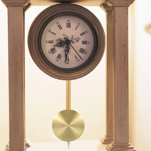 Vista 3 de Piezas de reloj de péndulo de repuesto de metal para relojes de pared y regulador 20.50X7.50X0.31.5 in largo reloj péndulo accesorio para reparación