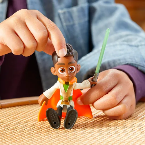 Vista 8 de Star Wars: Young Jedi Adventures Kai Brightstar Figura de acción, juguetes a escala de 4 pulgadas, juguetes preescolares para niños y niñas de 3 años