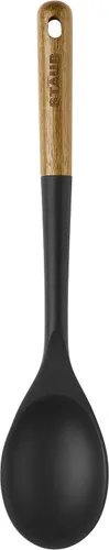 Vista 2 de STAUB 40503-107 - Cuchara para servir (madera de acacia, 12.2 in), color negro