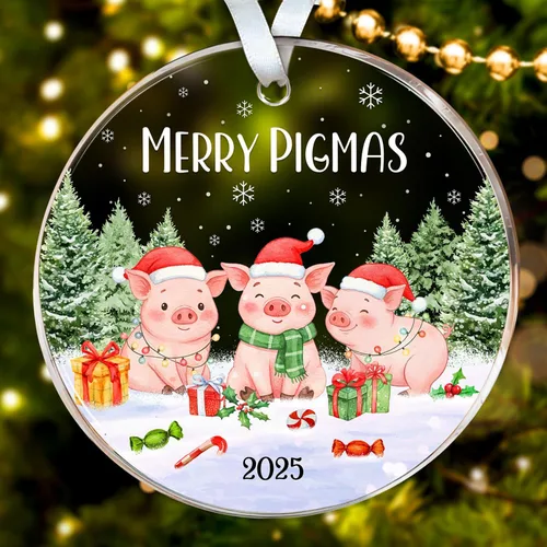 Vista 12 de HEXMOZ Adornos de Oso para Árbol de Navidad - Regalos de Osos para Mujeres, Hombres, Amantes de los Osos - Adorno de Navidad de Osos, Ideas
