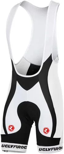 Vista 27 de UGLY FROG Designs - Pantalones cortos de ciclismo con pantalones cortos con peto, pantalones cortos de ciclismo Pro/BIP, acolchado 3D Coolmax