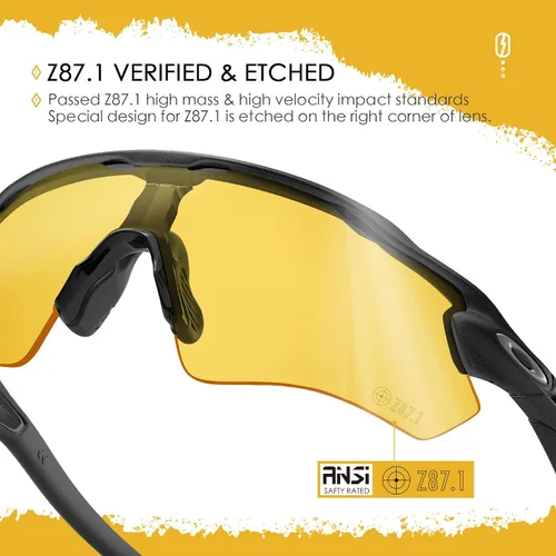 Vista 3 de Lentes de repuesto ANSI Z87.1 para gafas de sol Oakley EV Zero Pitch