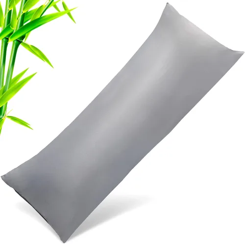 Vista 49 de Fundas de almohada tamaño estándar paquete de 2, fundas de almohada de rayón de bambú refrescantes con cierre de sobre, fundas de almohada frescas