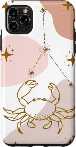 Vista 13 de Cancer Celestial Zodiac Sign Constellation Pastel Aesthetic Case for iPhone 17