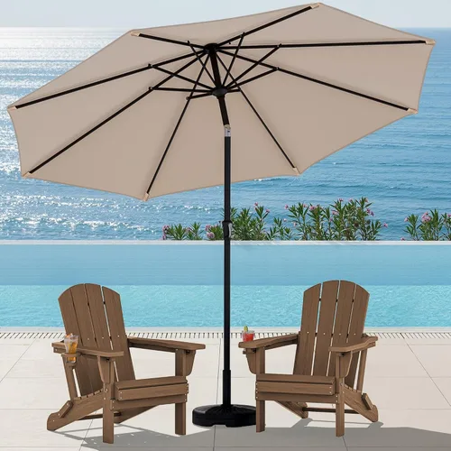 Vista 51 de SERWALL Silla Adirondack plegable ajustable con portavasos reclinable