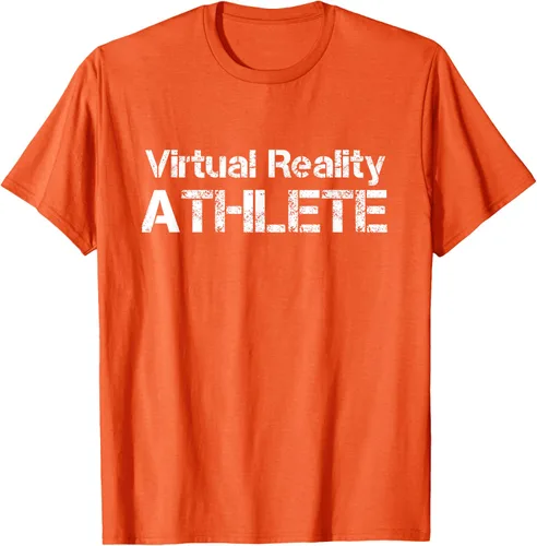 Vista 92 de Virtual Reality ATHLETE for VR Gamers Camiseta, Negro, S
