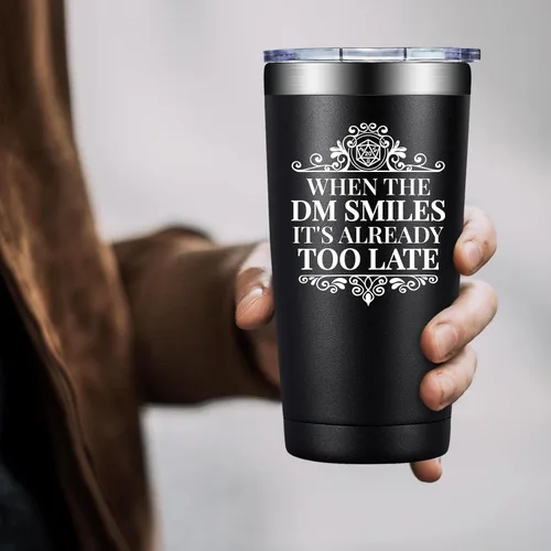 Vista 6 de Regalos de Dungeons and Dragons - Regalos para Dungeon Master - Regalo de Navidad para Dungeon Master D&d Dnd Dm Rpg Fans - Vaso Dnd de 20oz
