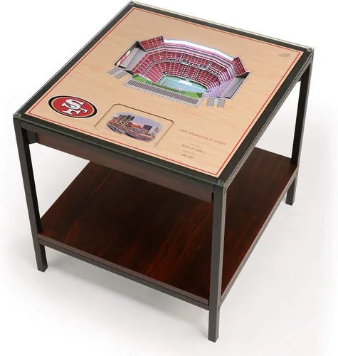 Vista 7 de YouTheFan NFL - Mesa auxiliar iluminada StadiumViews de 25 capas
