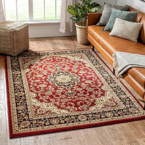 Vista 9 de Well Woven - Alfombra tradicional Barclay Medallion Kashan, Polipropileno