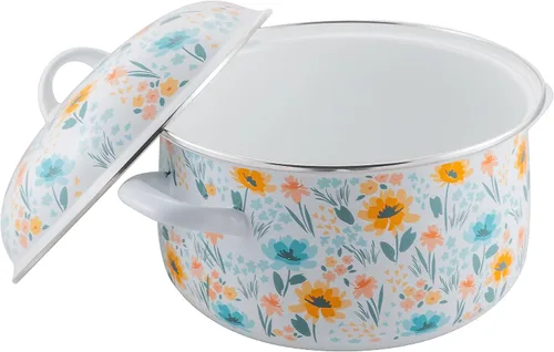 Vista 4 de Prep•N•Cook by McSunley - Horno holandés esmaltado de porcelana de 6 cuartos