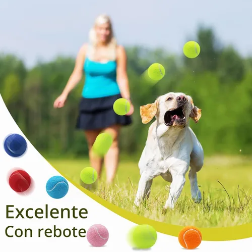 Vista 3 de Swingers Pelotas de tenis chirriantes para perro, pelotas de tenis de Varios