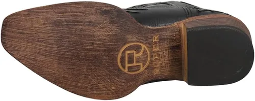 Vista 5 de ROPER Mujeres Amelia Snip Toe Western Cowboy Botas Tobillo Tacón Bajo 1-2" - Marrón