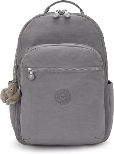 Vista 22 de Kipling Seúl - Mochila pequeña para tableta, diseño de flores acuáticas, talla única