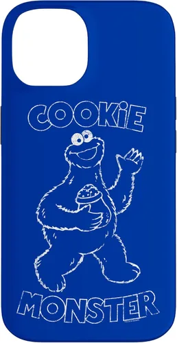 Vista 4 de Funda simple para iPhone 16 Sesame Street Cookie Monster
