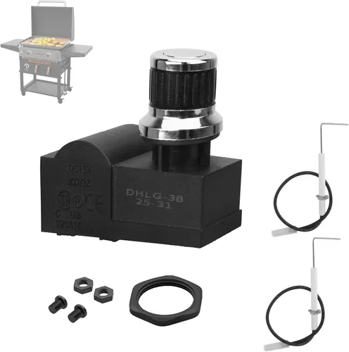 Vista 11 de Encendedor de botón de batería AAA universal de 2 salidas para parrilla de gas Se adapta a Charbroil, Kenmore, Broil King, Grillmate y más.