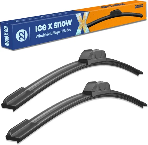 Vista 64 de Escobillas limpiaparabrisas repelentes al agua de 13"+13" de repuesto para JEEP Wrangler TJ 2006 2005 2004 2003 2002 2001 2000 1999 1998 1997