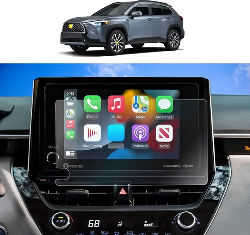Vista 12 de SKTU Protector de pantalla para Toyota Sienna 2025 2026 de 12.3 pulgadas para Toyota Sienna 2025+ (XLE/XSE/Woodland Edition/Limited/Platinum) 12.3
