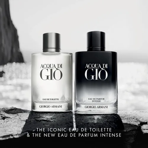 Vista 6 de Armani Beauty - Acqua di Giò - Eau de Parfum Intense - Cologne for Men - Woody Fruity Fresh Men’s Fragrance - With Bergamot, Acquatic Accord, Woody