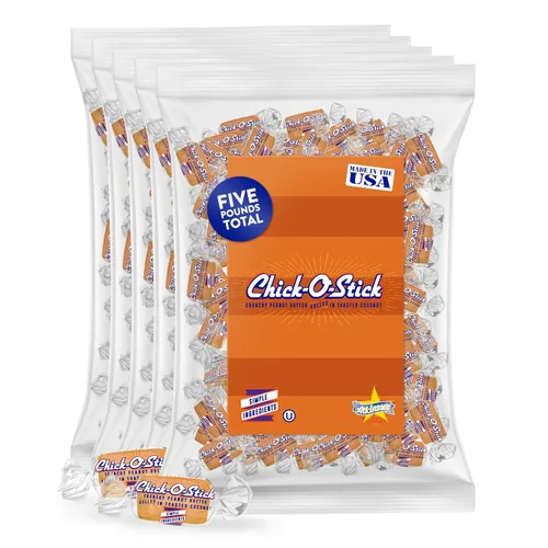Vista 10 de Atkinson Chick-O-Stick - Mini aperitivos veganos, 48 palitos envueltos, dulces crujientes para bolsas Bocados crujientes a la antigua, sin gluten