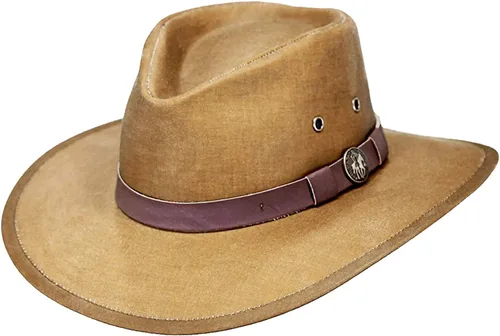 Vista 12 de Outback Trading - Gorro de piel de aceite australiano