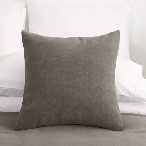 Vista 14 de AMBERIS 2 fundas de almohada (45×45cm) (sin relleno) Beige, estilo moderno 2 fundas de almohada (sin relleno) para decoración del hogar y hotel