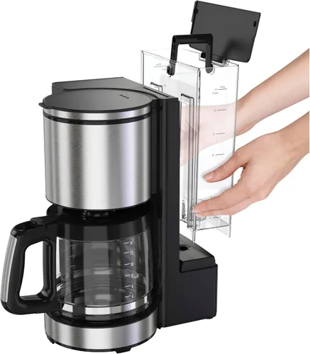 Vista 3 de Hamilton Beach Cafetera programable de 14 tazas con medidor fácil de medir, filtro reutilizable iluminado, depósito de agua extraíble de 70 oz