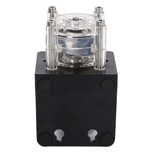 Vista 8 de Bomba peristáltica, bomba peristáltica de flujo grande de 16.9 fl oz/min hecha de acero inoxidable 304 con cabeza de PC transparente (12V)