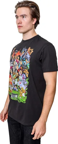 Vista 4 de Disney Villains Group Collage Gaston Ursula Maleficent Hades - Camiseta para hombre