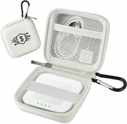 Vista 8 de Estuche para lector de tarjetas con chips, soporte duro para bolsa de transporte cuadrado A-SKU-0485 sin contacto y lector de chips con cable