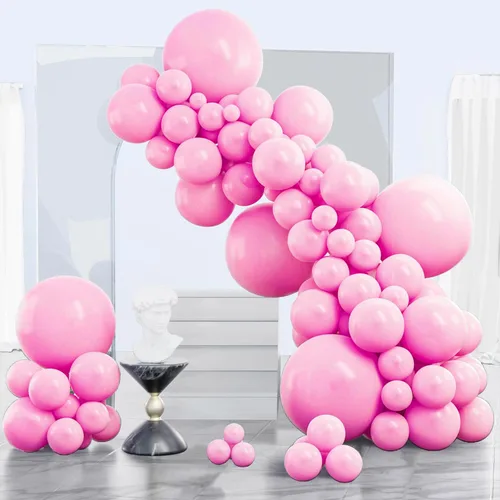 Vista 13 de PartyWoo - Globos nude de 140 piezas en diferentes tamaños de 18, 12, 10, 5 pulgadas, kit de arco de globos de color neutro y melocotón estilo boho