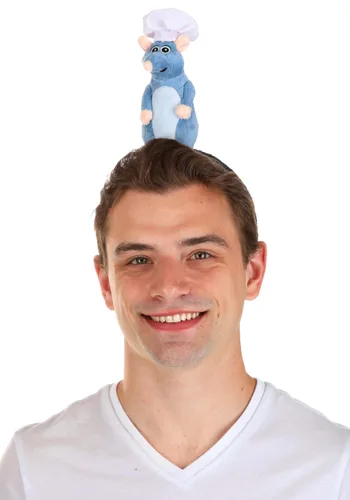 Vista 2 de Sombrero de disfraz oculto de Remy para adulto de Disney Ratatouille Multicolor
