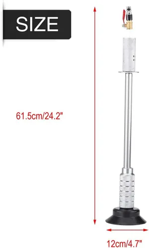 Vista 5 de Extractor de abolladuras de succión de aire neumático Martillo deslizante al vacío Extractor de abolladuras de cuerpo automático Herramienta