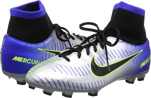 Vista 7 de Nike Mercurial Victory Vi Df NJR Fg - Tenis de fútbol para hombre Azul Patchwork